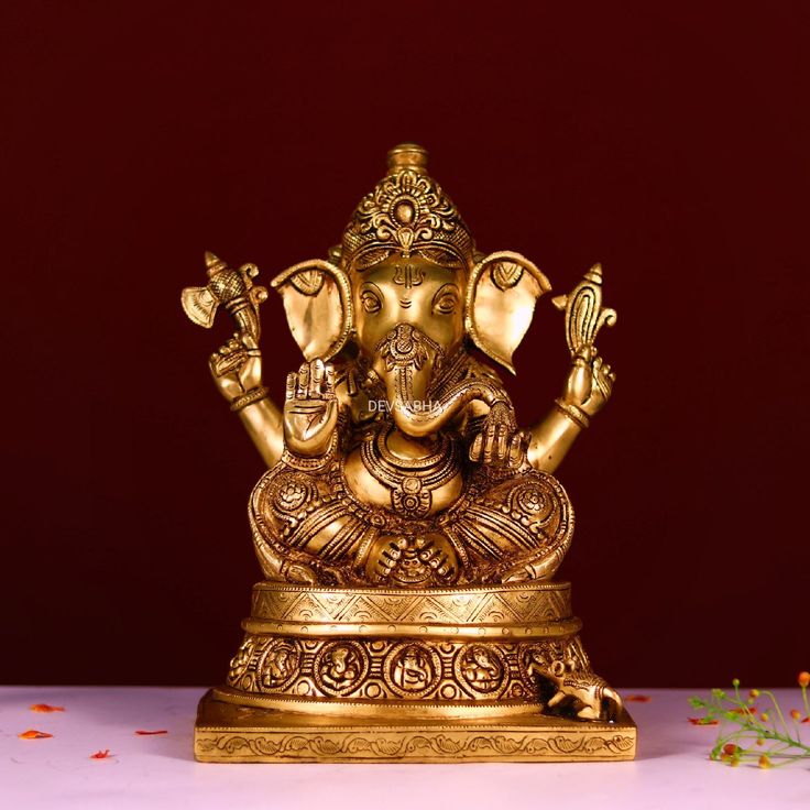 Ganesh Idol - Brass